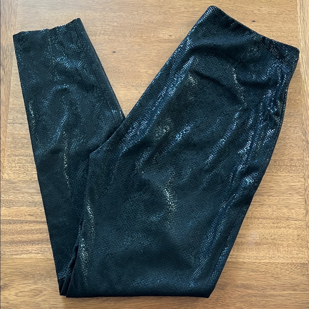 Zara Faux Snakeskin Pants